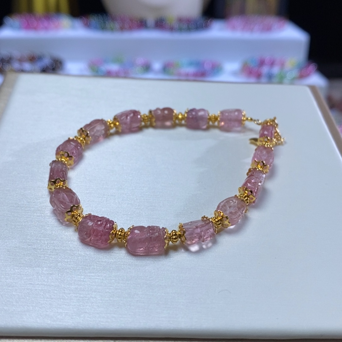 碧玺手链未镶嵌貔貅