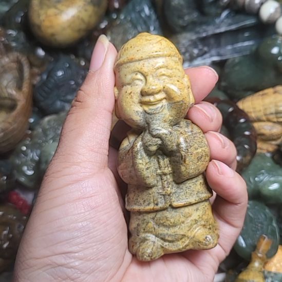 岫岩河磨玉（透闪石质玉）未镶嵌挂件