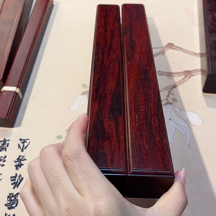 老***～檀香紫檀（小叶紫檀）琴料镇尺长31.5，宽3.5厚度3