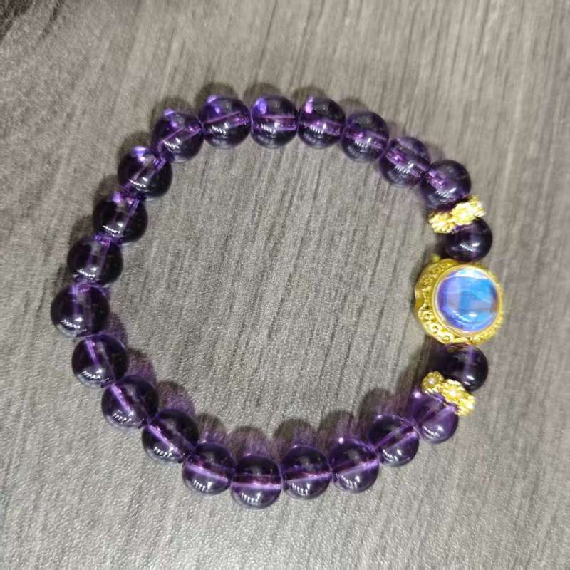 水晶+圆牌+配饰 精美手串（无礼盒）10666