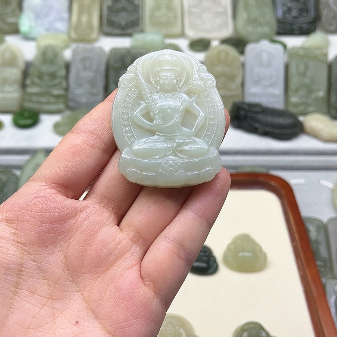 和田玉颈饰未镶嵌z*杰