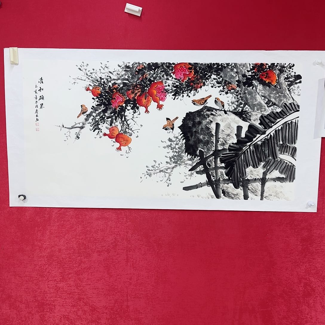 国画精品花鸟系列李老师作品