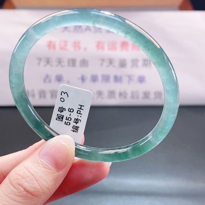 翡翠未镶嵌手镯翡翠手镯218