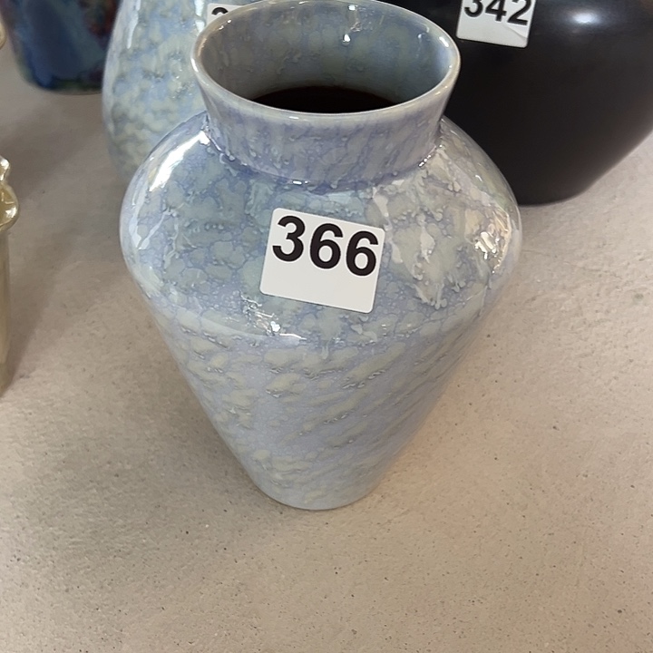 江***雪花瓶白泥口8，高23，366，摆件