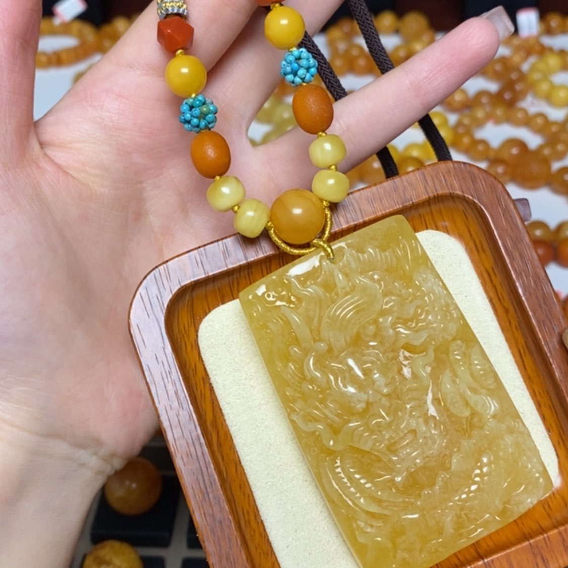 【闪购商品】未镶嵌蜜蜡颈饰项链