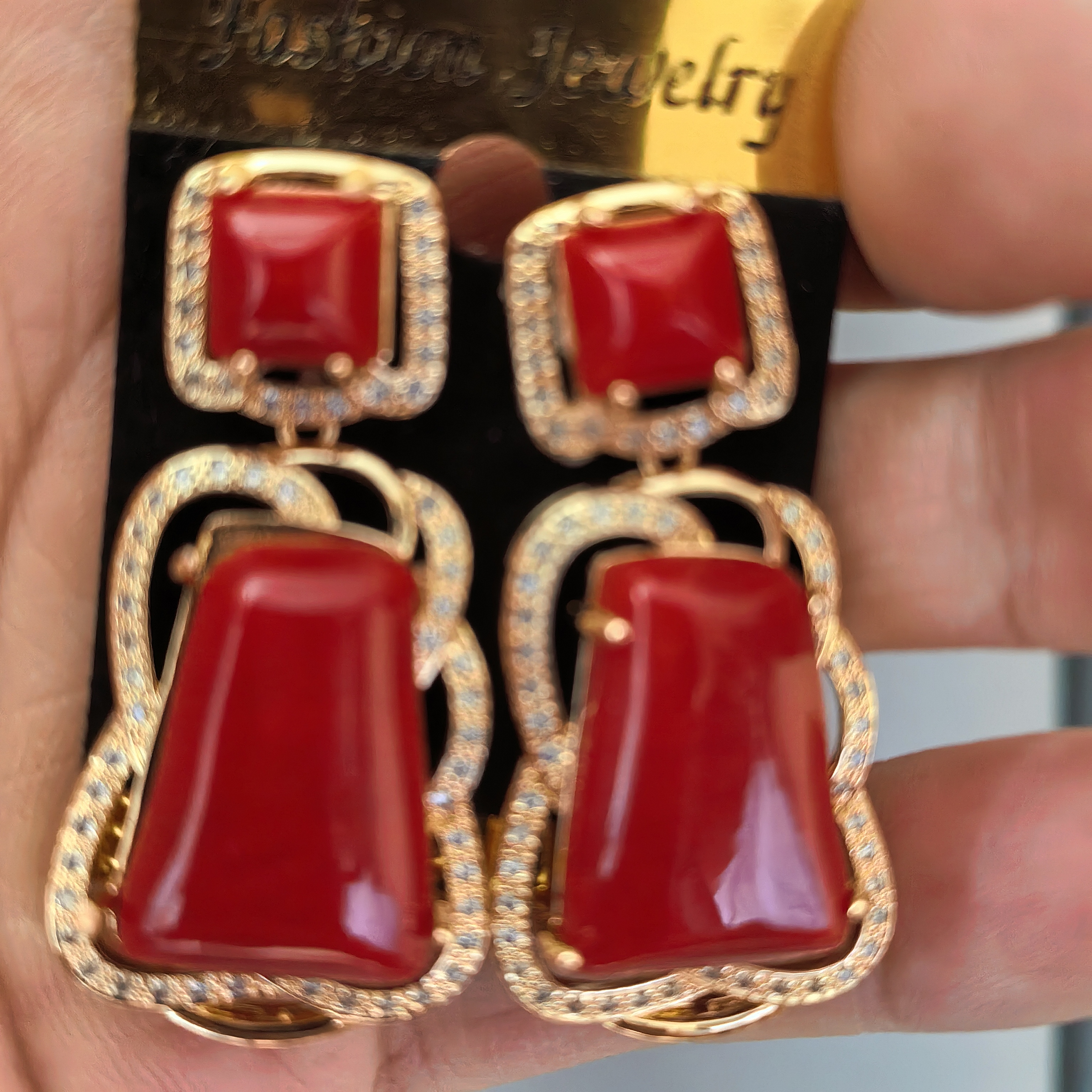 藏式穿搭手工耳环新款