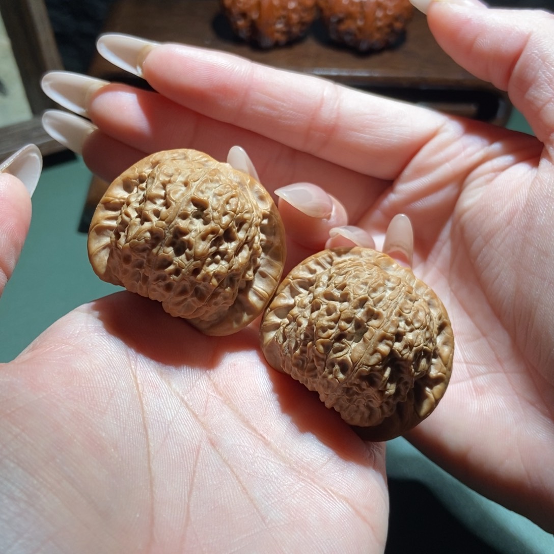 吊坠文玩核桃血麒麟41尺全品