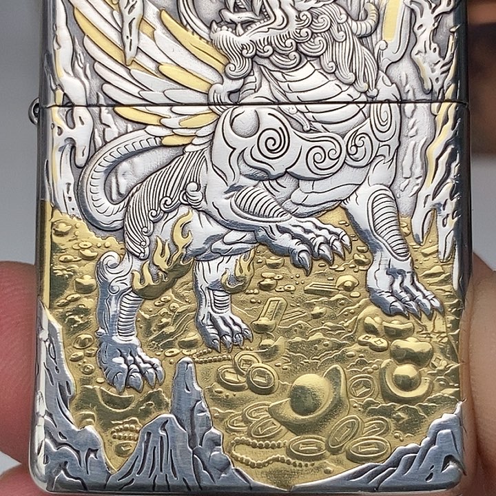 弹*波黄铜时刻经雕工艺品