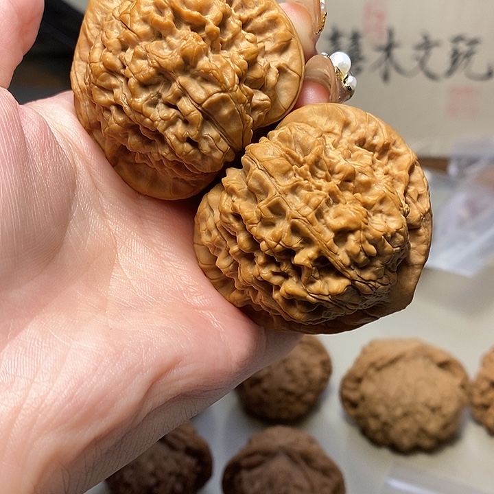 把件文玩核桃49官帽