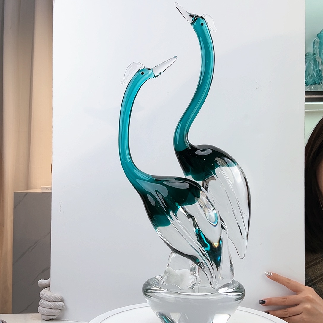 茶盏琉璃水晶摆件