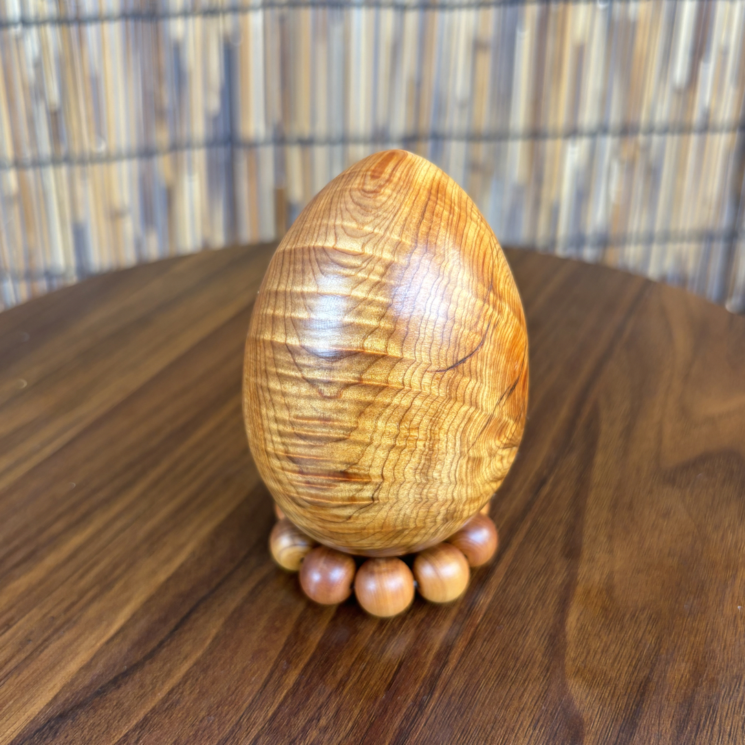 太行崖柏水波手把件