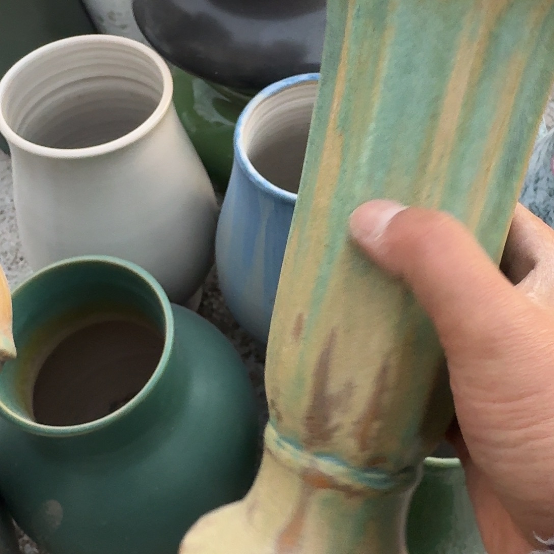 陶瓷微瑕景德镇手工花器