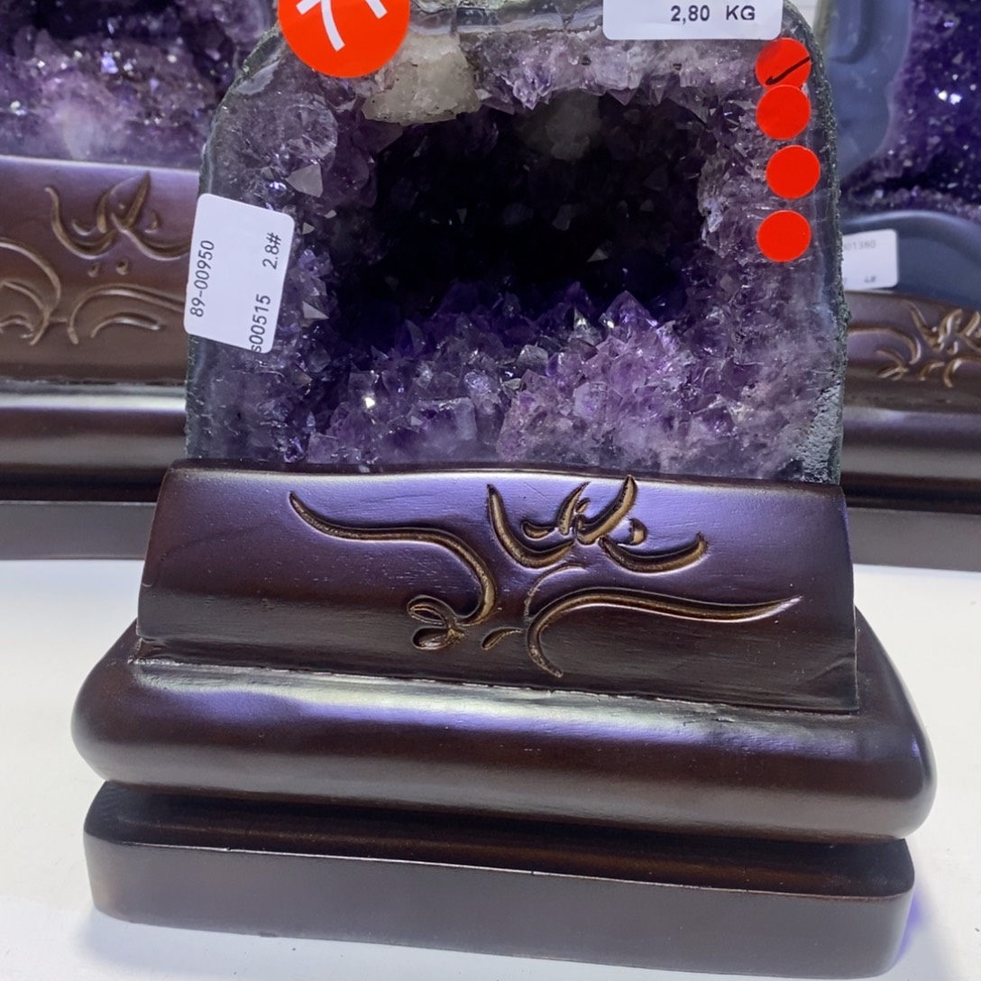 大型摆件（非配饰）银S925镶嵌紫晶