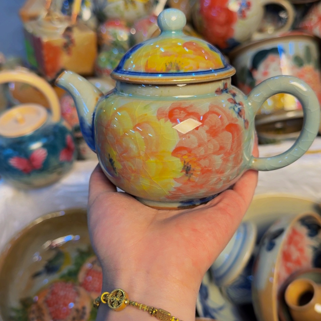 瓷片景德镇陶瓷手工手绘