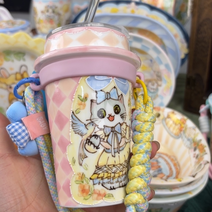 贴***ഒ新品上架陶瓷杯子