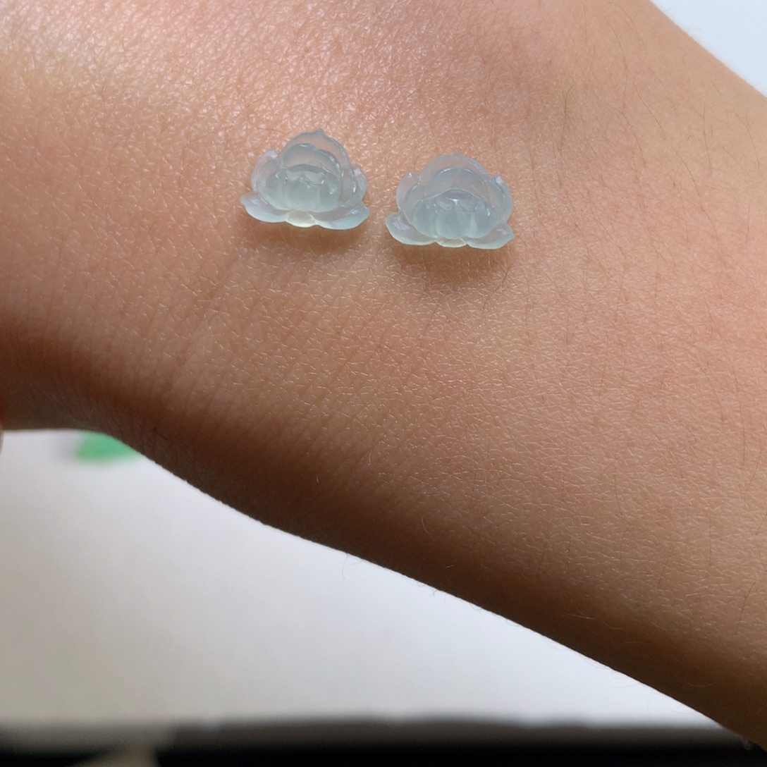 定制翡翠未镶嵌缅甸翡翠A货莲花