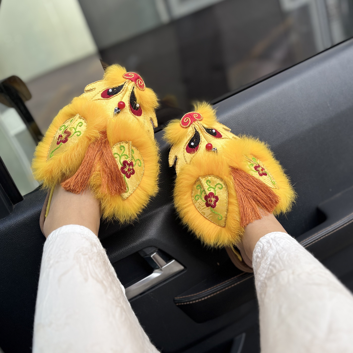 【狐狸头➕鞋】低帮防磨一脚蹬舒适缝制圆头时尚居家外穿千层底布鞋