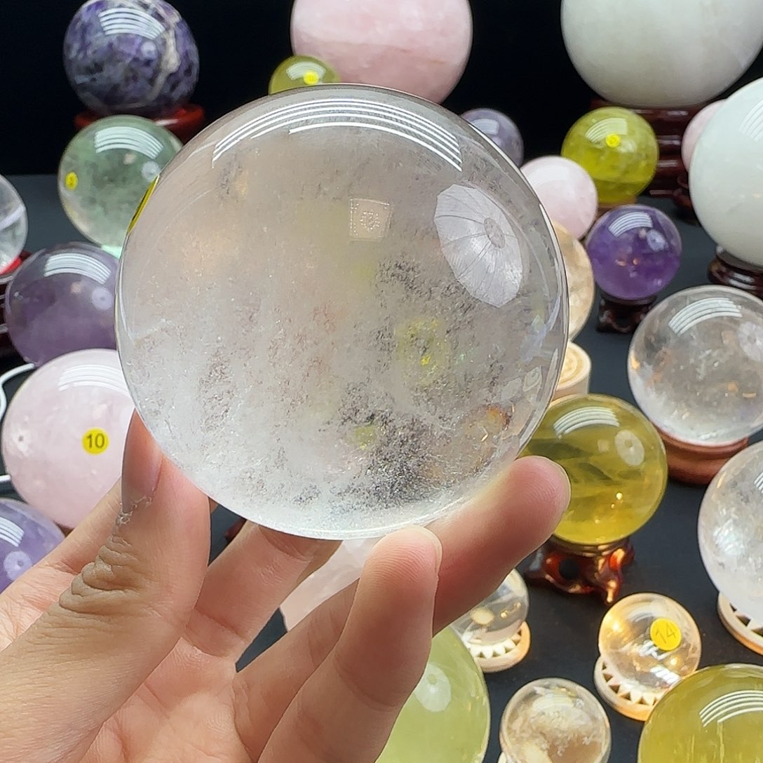 银S925镶嵌珠宝半成品水晶