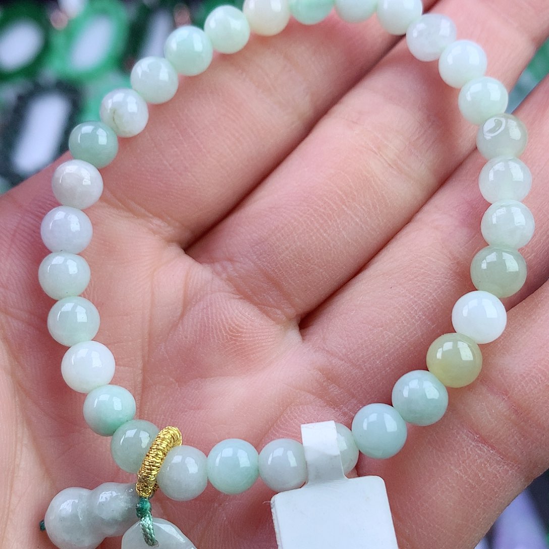 未镶嵌手链翡翠手串