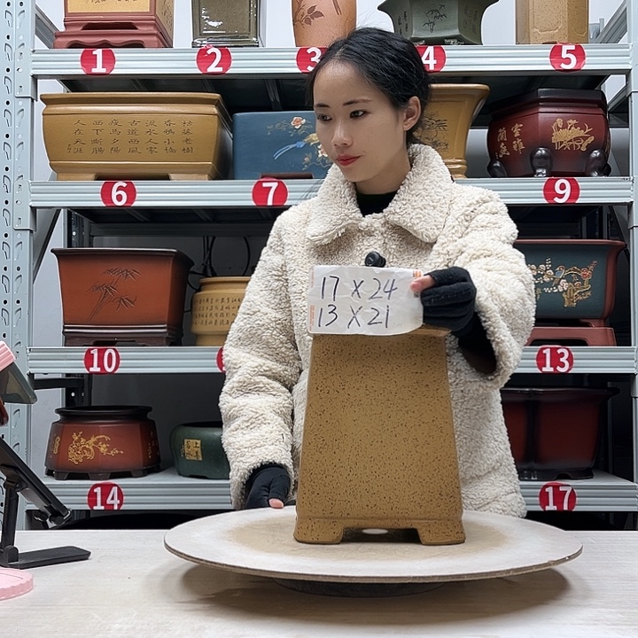 紫砂花盆紫砂花盆