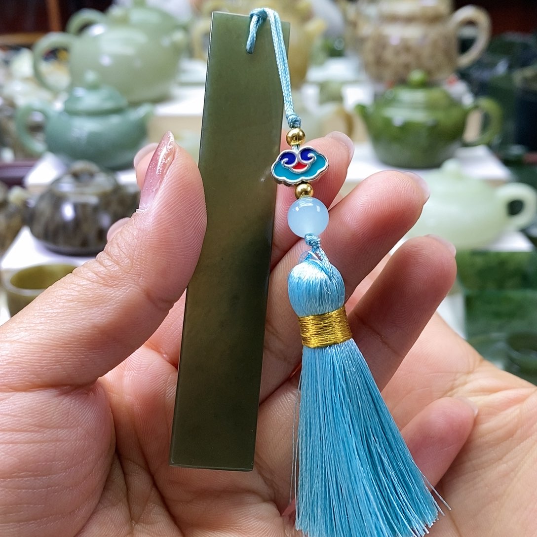 和田玉书签未镶嵌