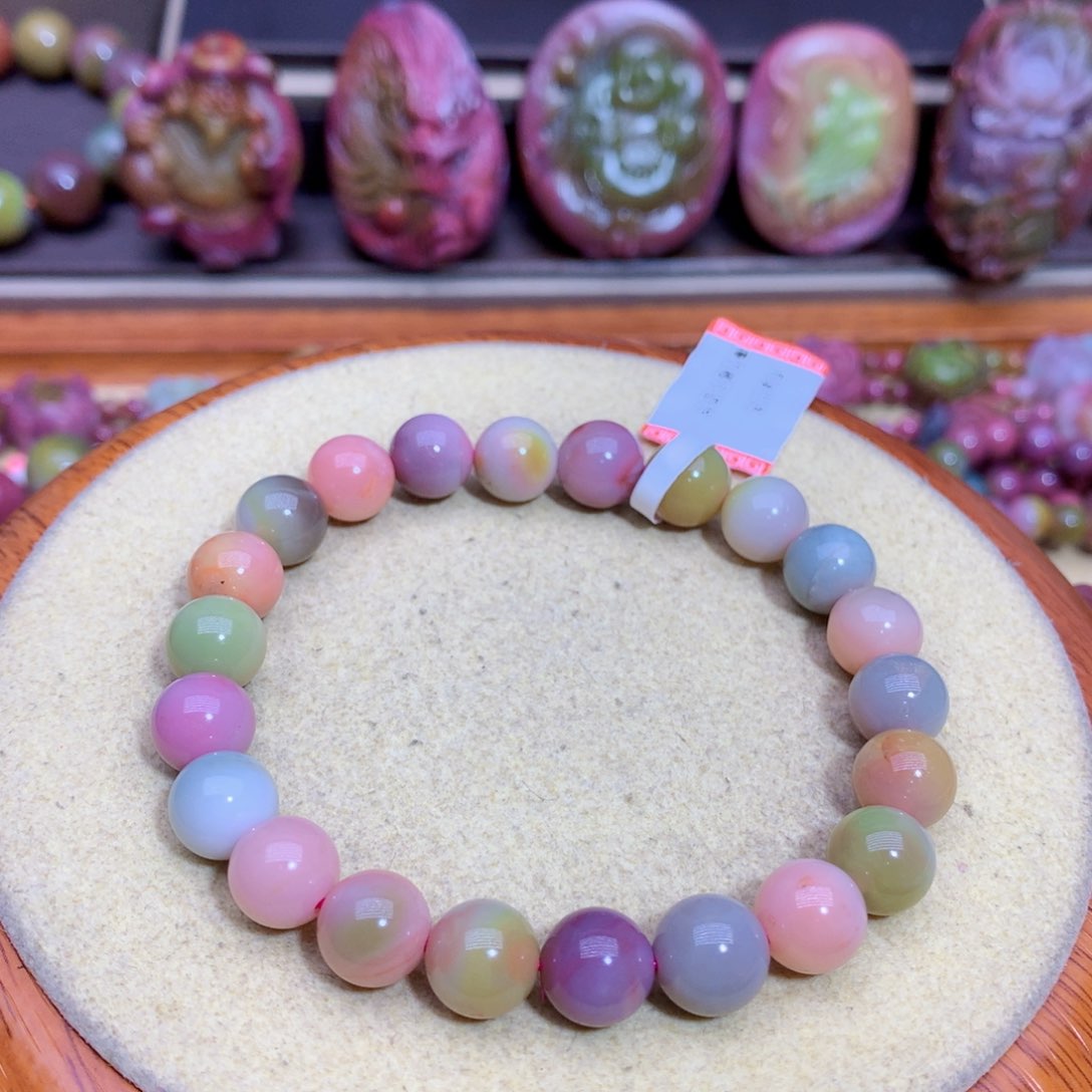 玛瑙手链未镶嵌盐源