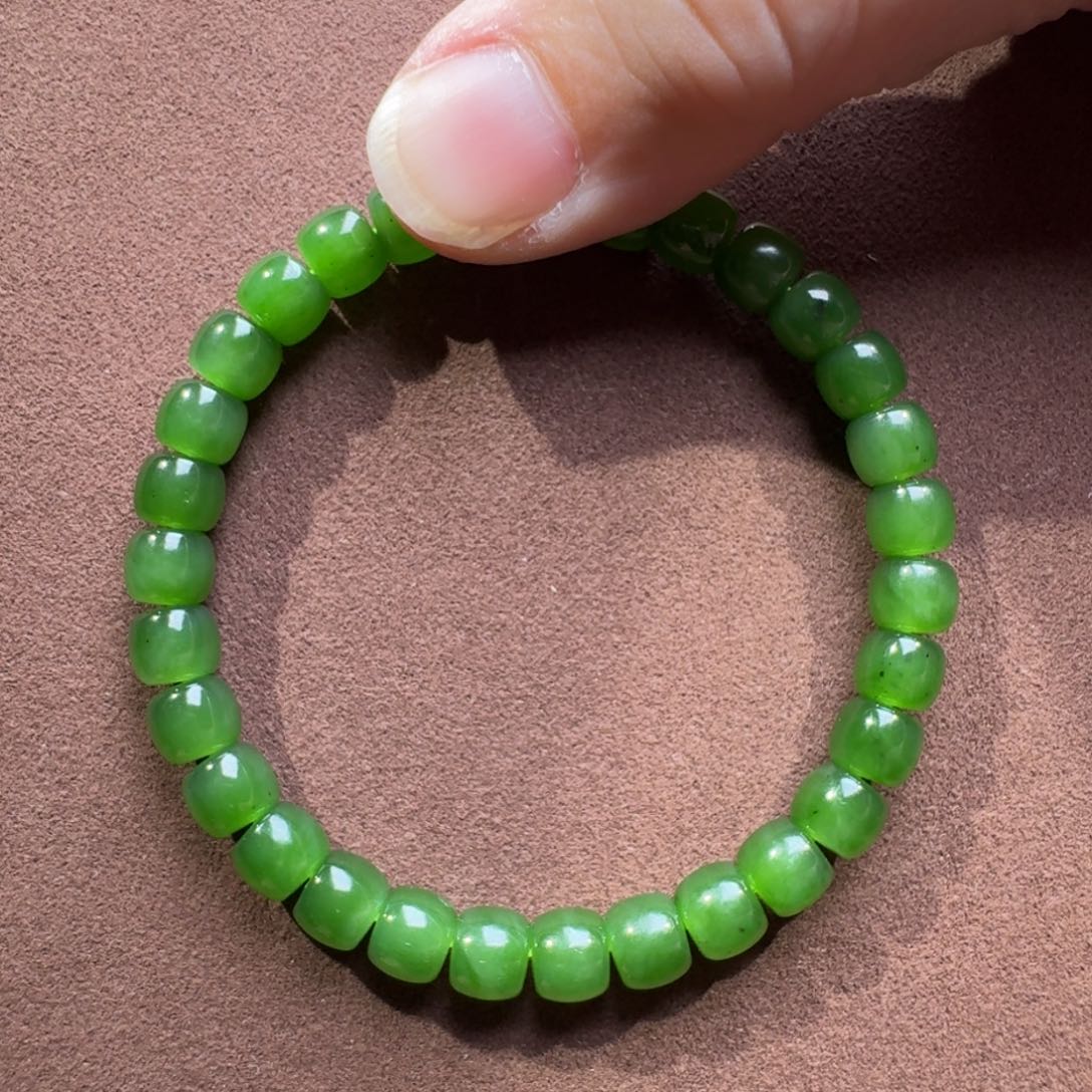 和田玉手串未镶嵌