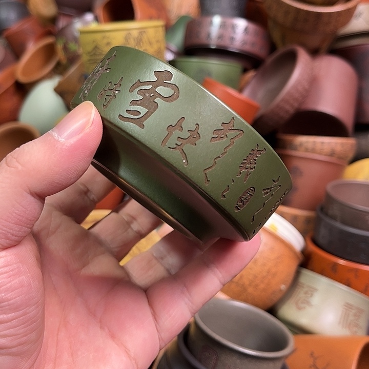 紫砂茶杯全手工紫砂主人杯