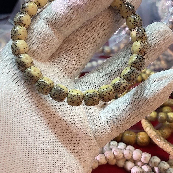 星月菩提吊坠9尺寸黑背大留白老型