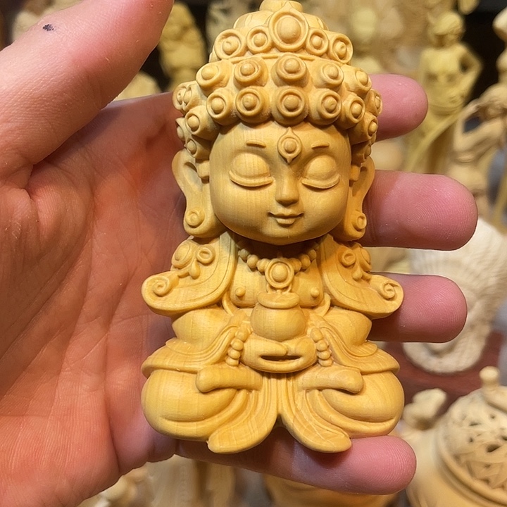 黄杨木黄杨木宝宝佛