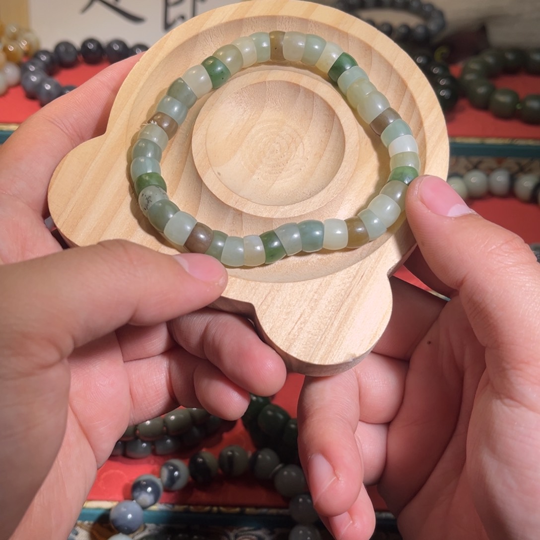 和田玉手链未镶嵌