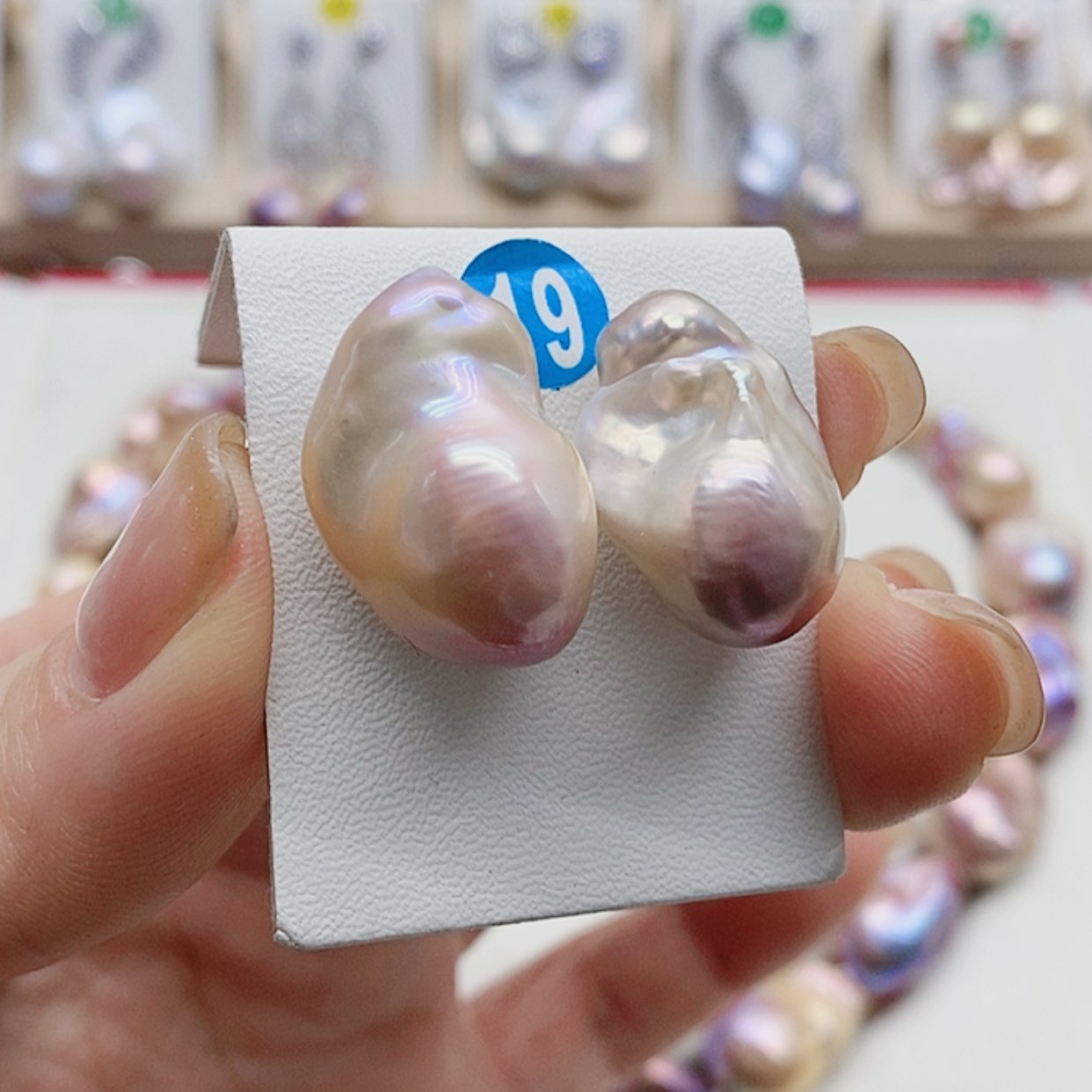 【闪购商品】淡水珍珠耳饰银S925镶嵌