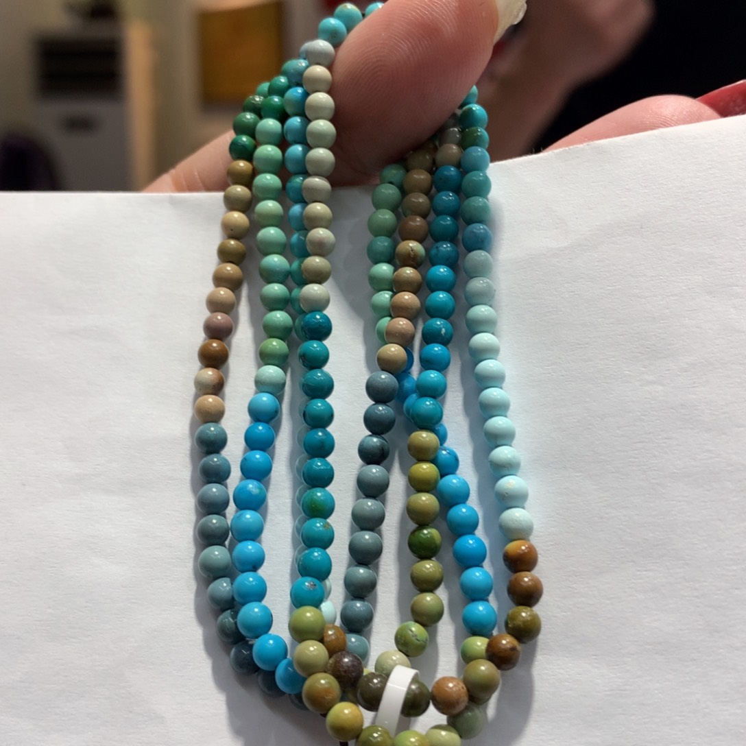 绿松石长链未镶嵌