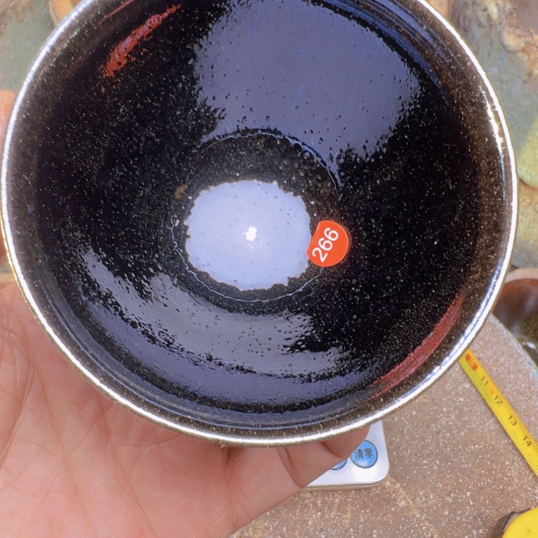 茶盏266 建窑建盏青钰龙窑