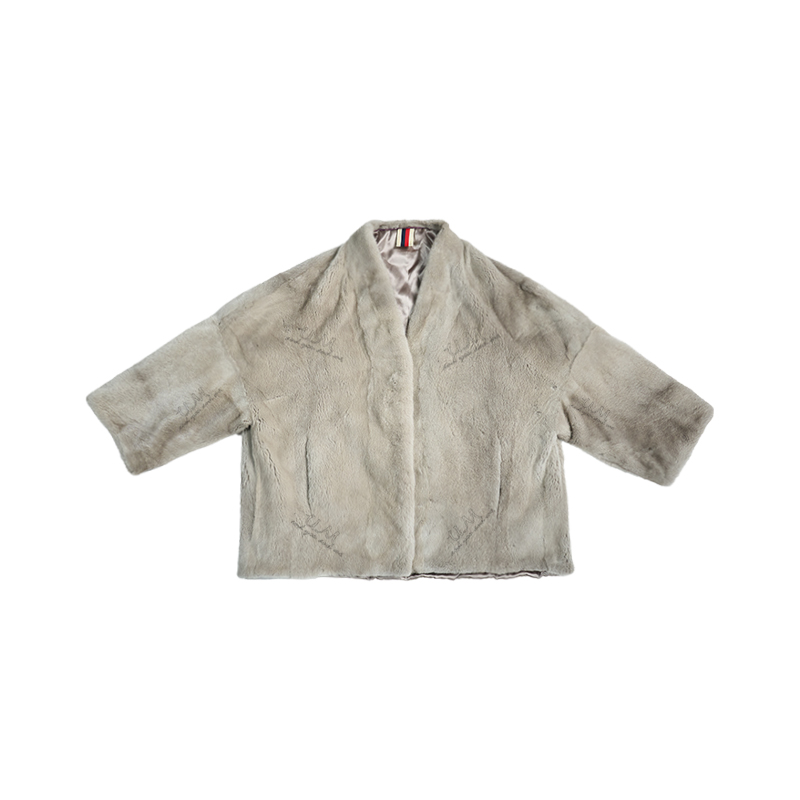 【U.M】进口短二小母貂水貂保暖皮草外套显瘦保暖