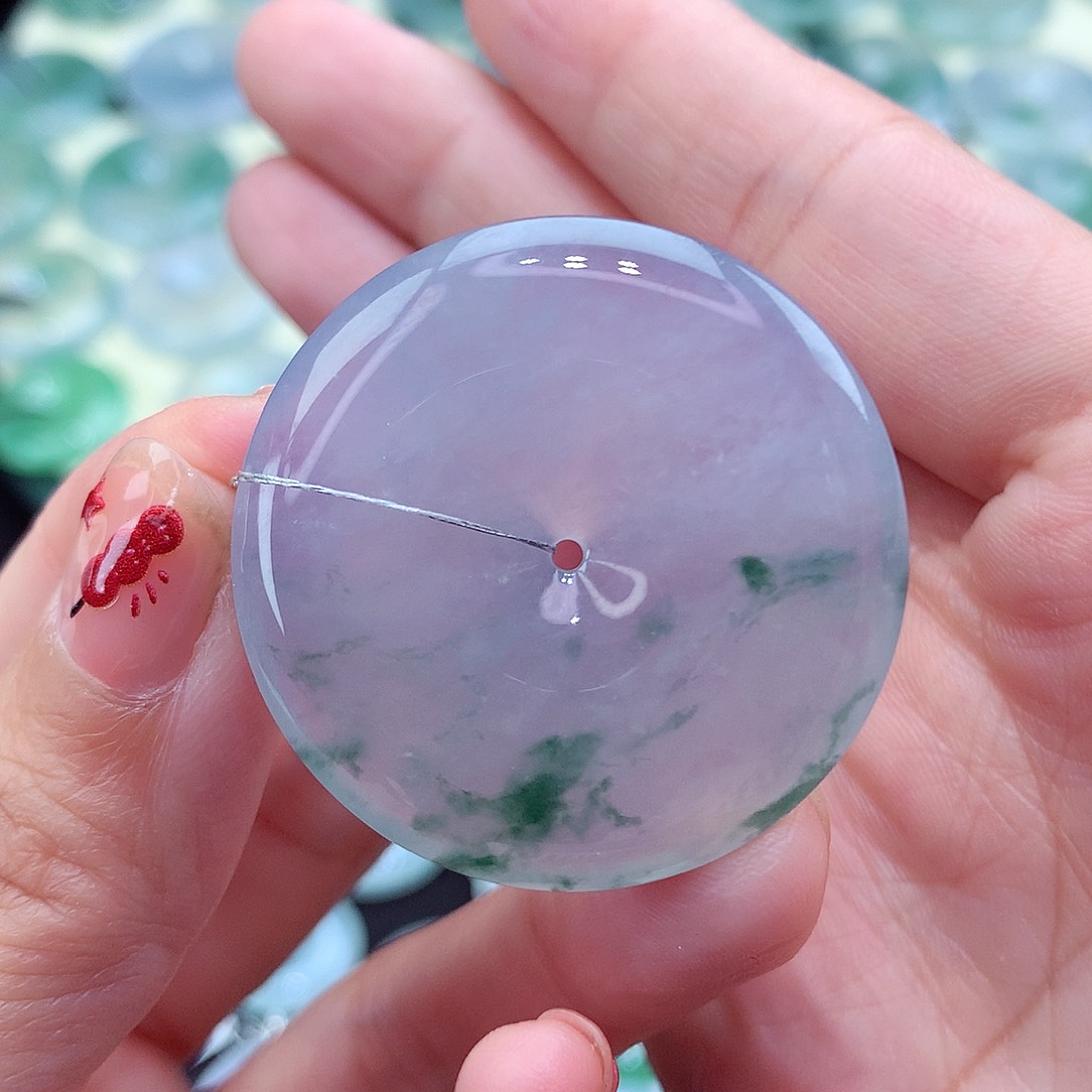 翡翠颈饰未镶嵌74翡翠36:6