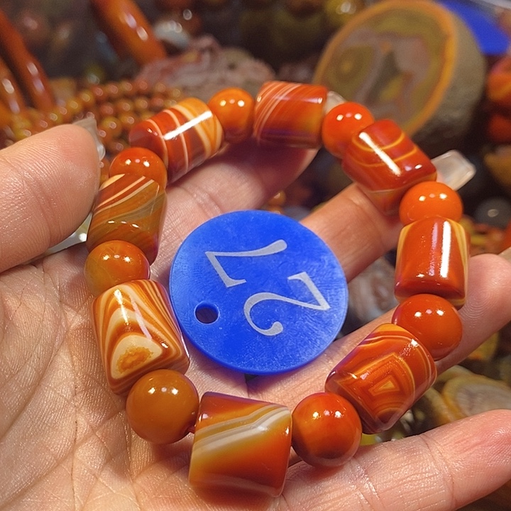 玛瑙/玉髓手链未镶嵌智**智