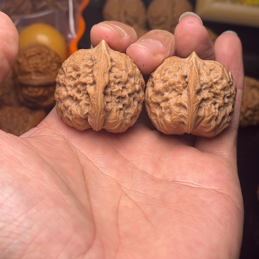 航***航把件文玩核桃35大团圆