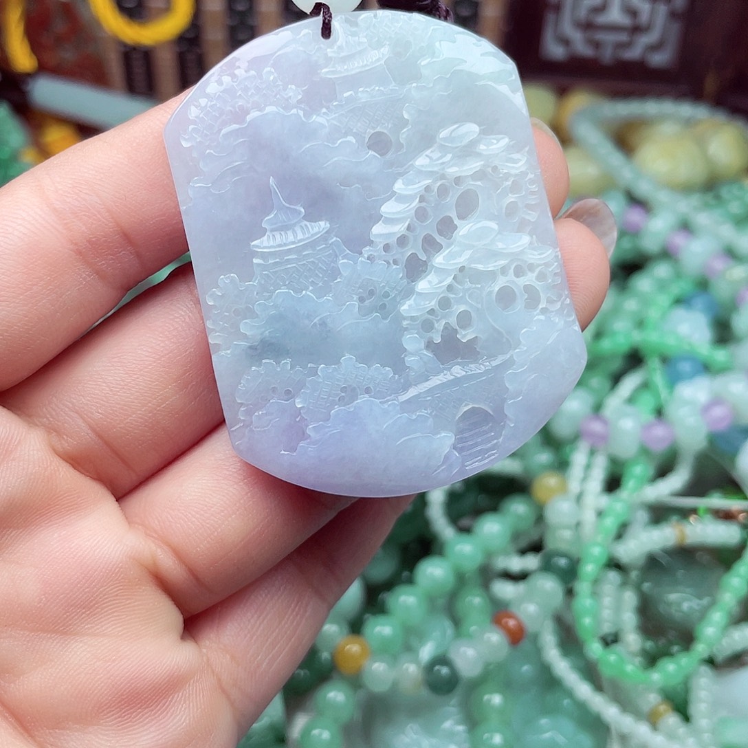 翡翠未镶嵌颈饰翡翠