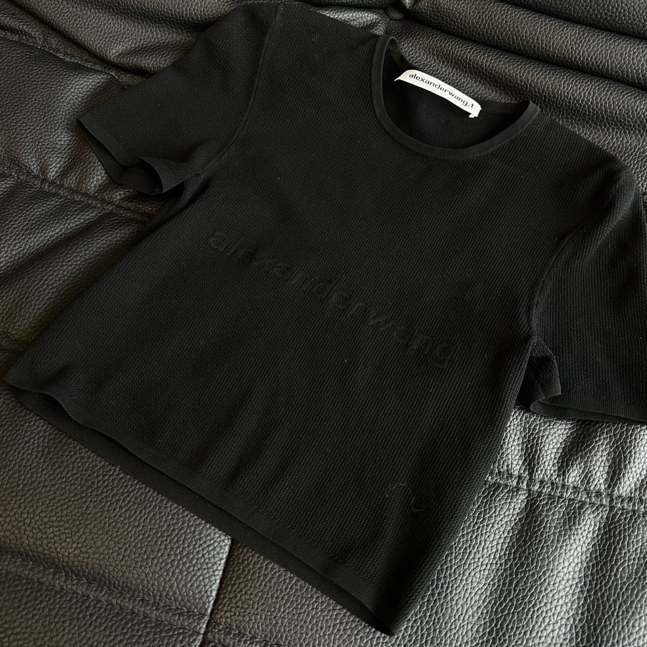 95新  Alexander wang亚历山大王百搭紧身弹力打底T