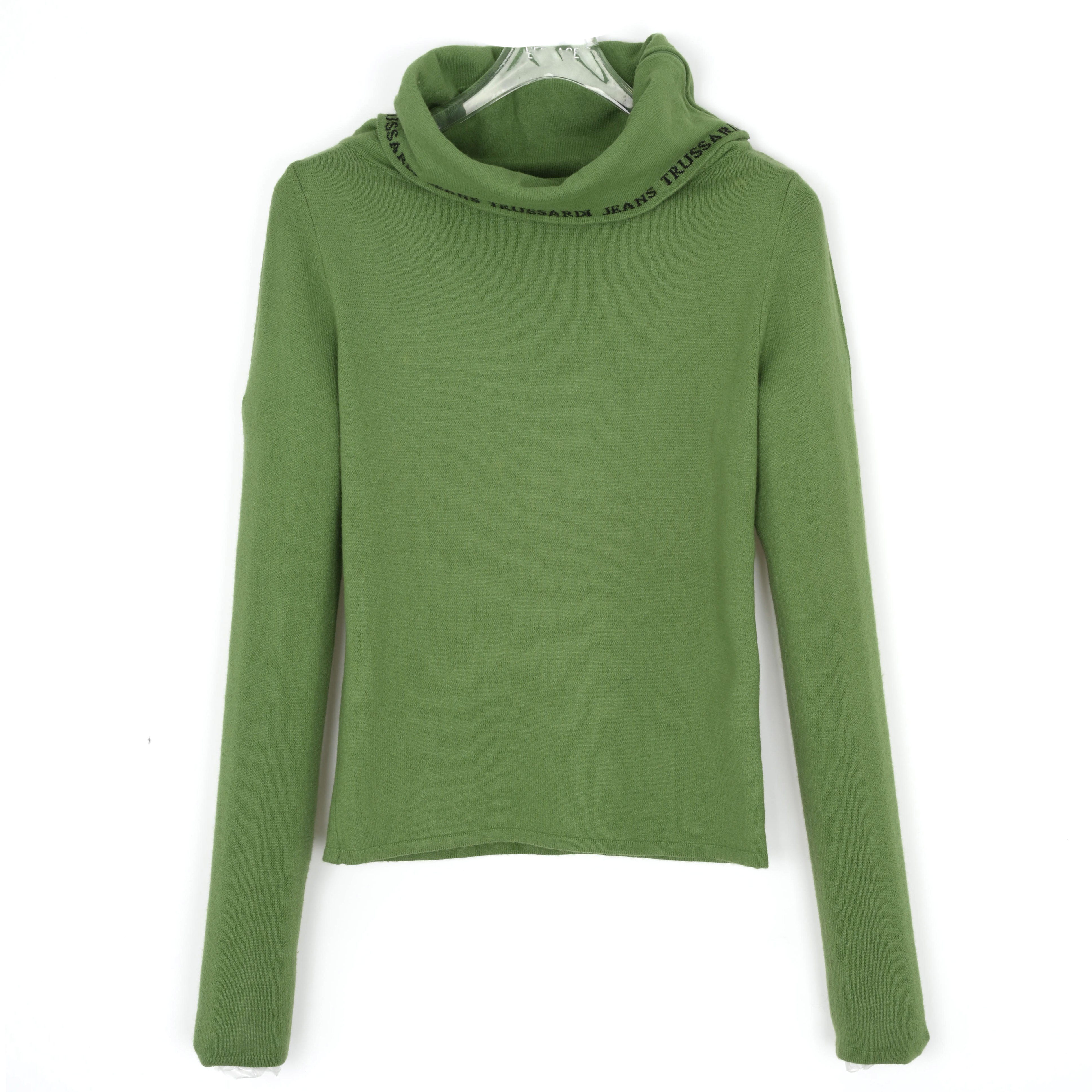 TRUSSARDI 女士羊毛混纺高领长袖针织衫1560001