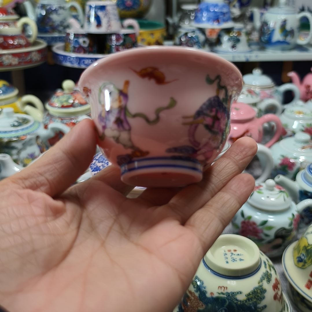 摆件瓷哈哈滚滚滚哈哈哈刚刚