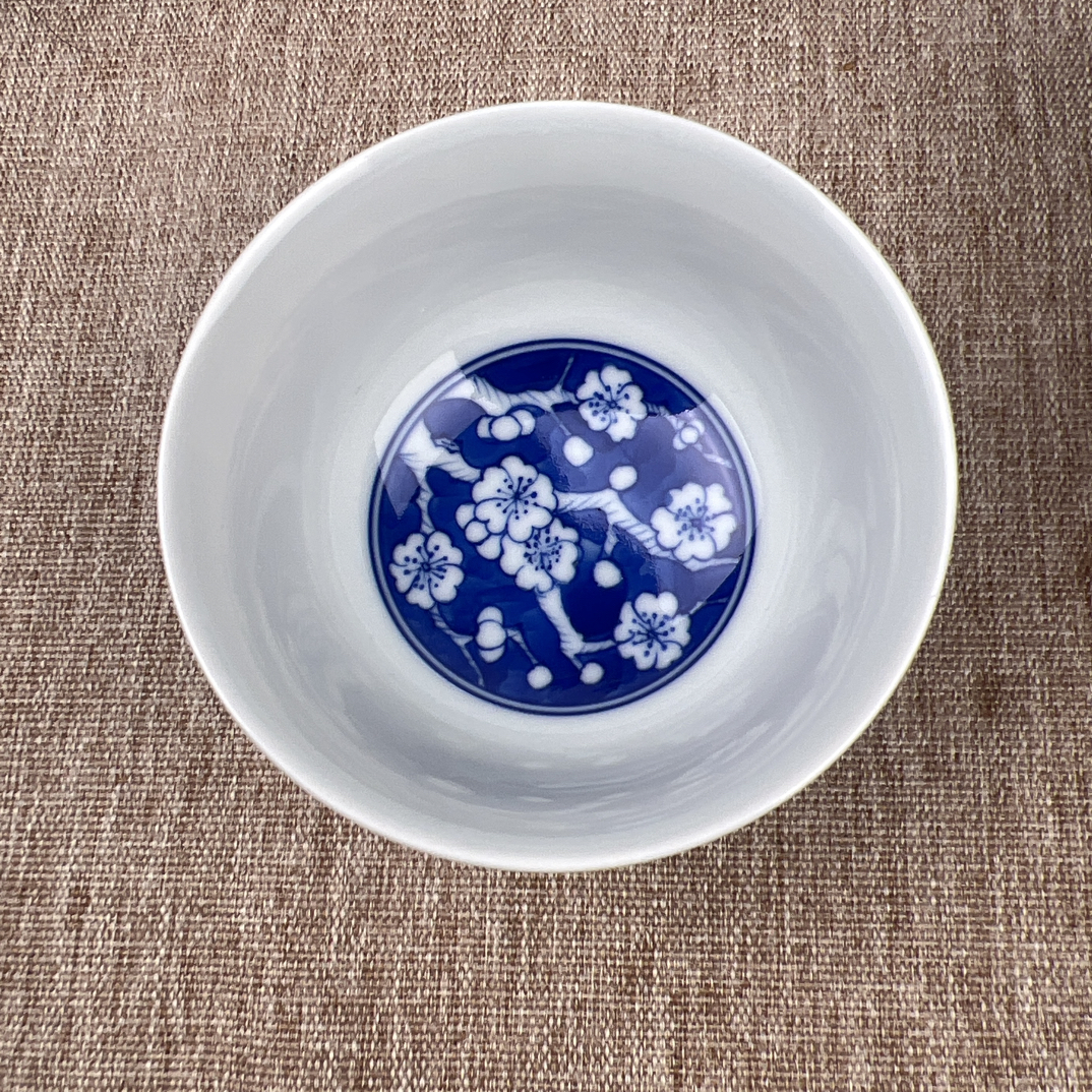 景德镇青花冰梅杯