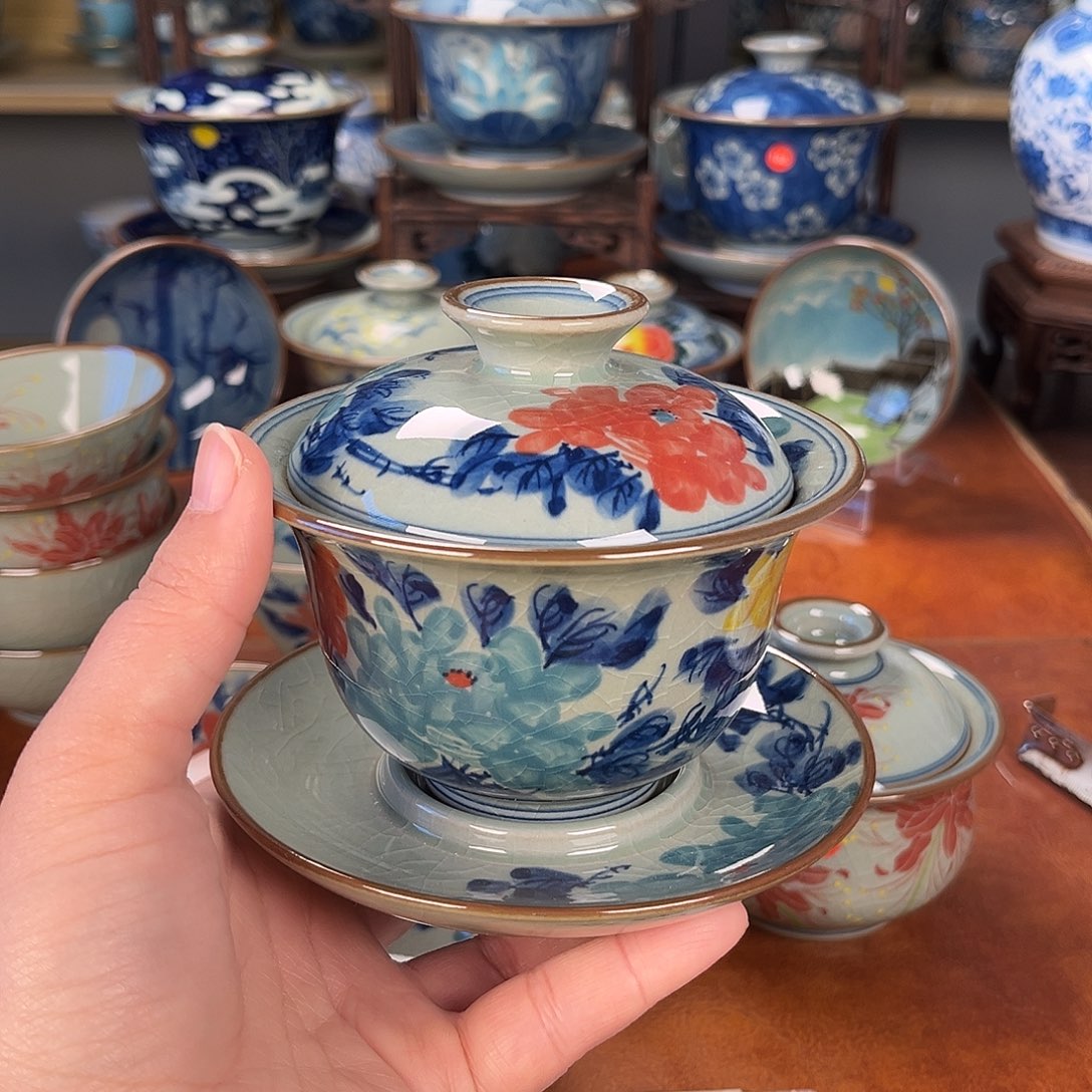 杯盖碗景德镇陶瓷