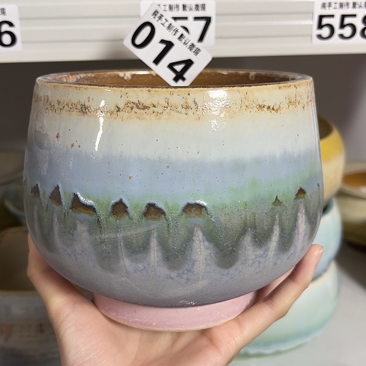 景德镇陶瓷盆 满30包邮 口1厘米