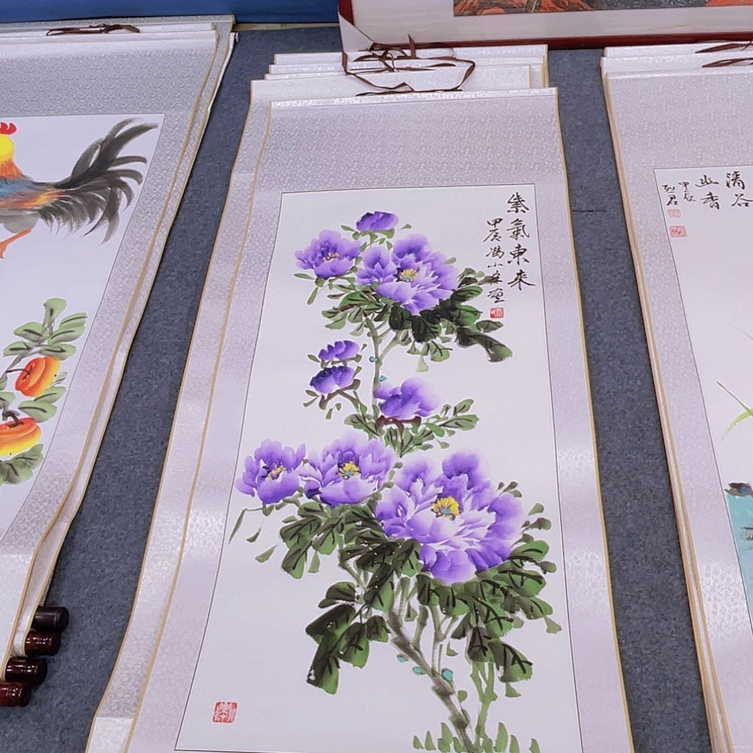 国画手绘作品欣赏和