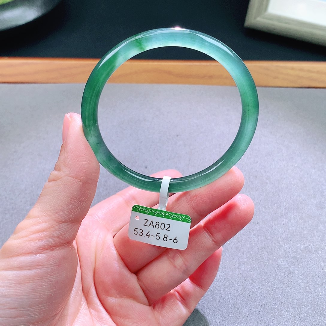 翡翠未镶嵌手镯天然翡翠手镯a货