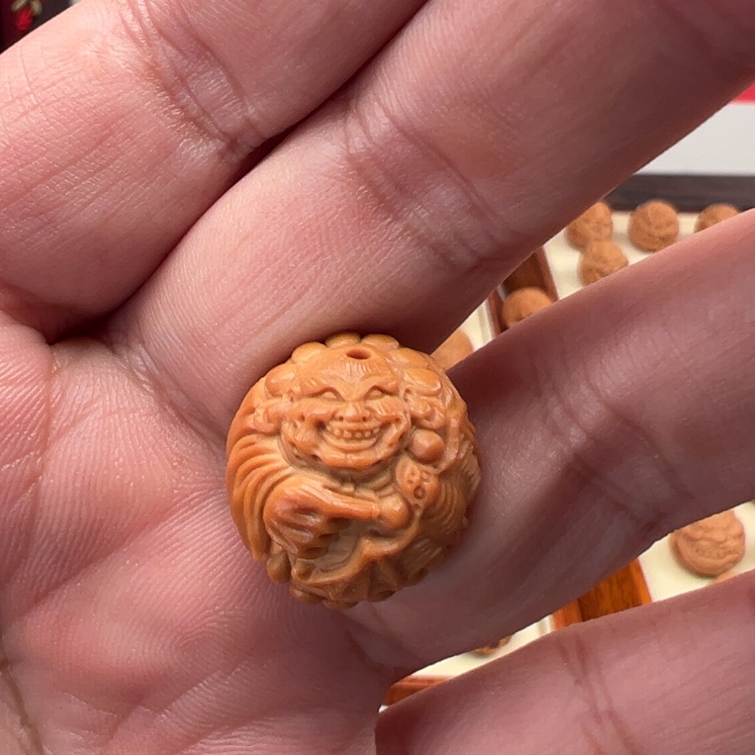 P***G核桃手串/手链整身武僧蝙蝠单颗18