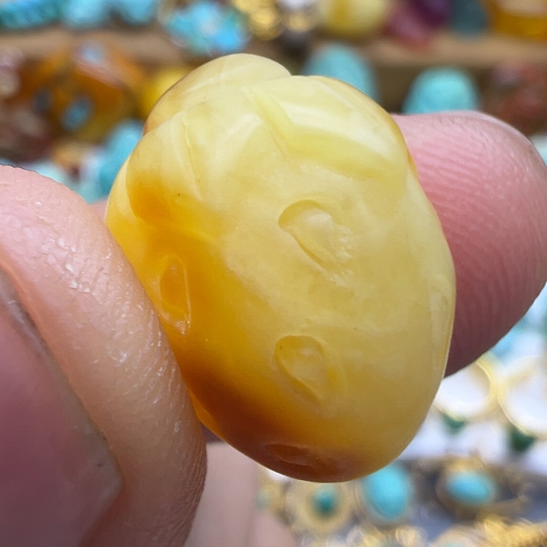 琥珀颈饰未镶嵌27084279648990