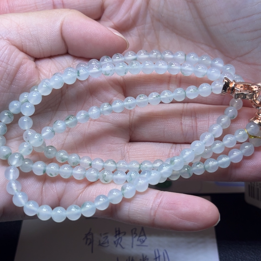 翡翠未镶嵌颈饰缅甸翡翠卡4.5-4.8